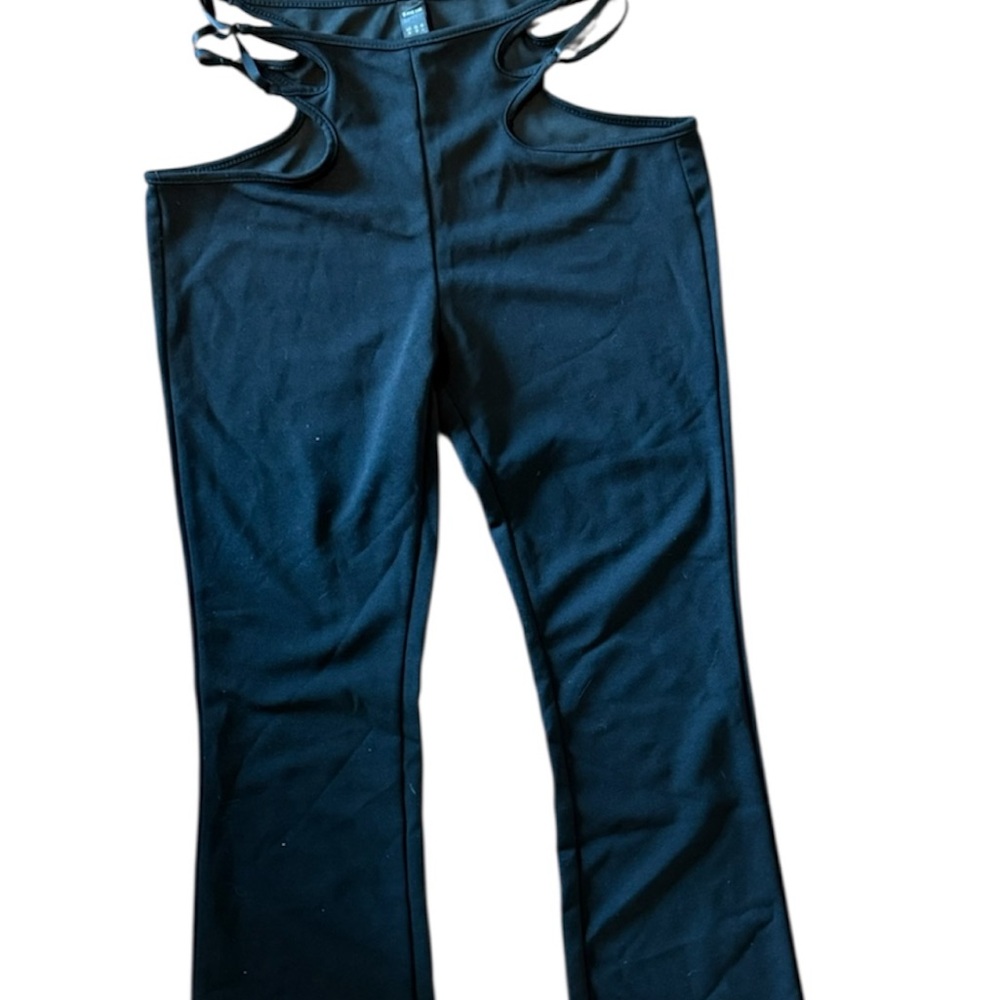 SHEIN Black Flare Jumpsuit